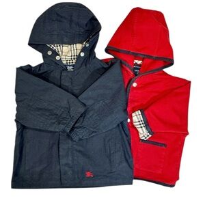 Burberry Baby Jackets in Navy and Red - Sz 12 months